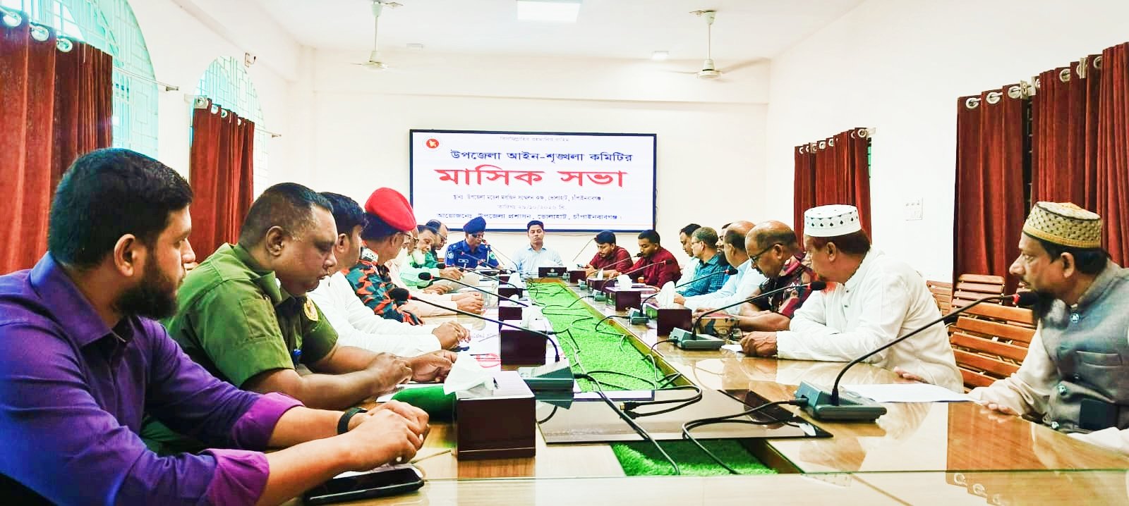 ভোলাহাটে উপজেলা আইন-শৃঙ্খলা কমিটিসহ বিভিন্ন সভা অনুষ্ঠিত!